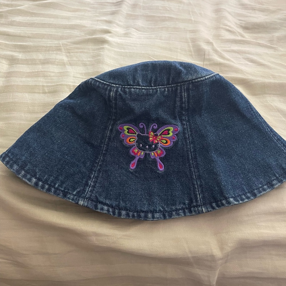 Sanrio Denim Butterfly Hat